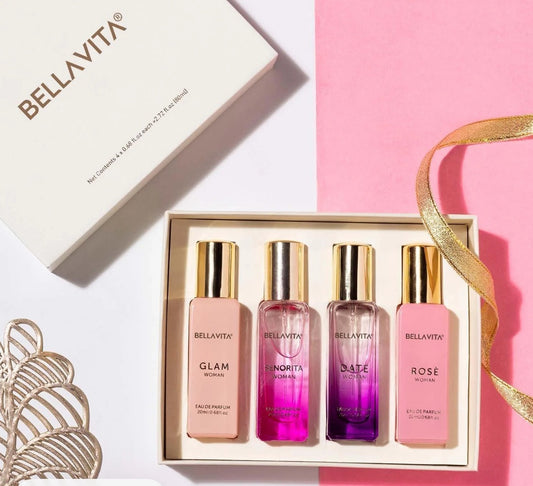 Bellavita Women's 4pc Perfume Set